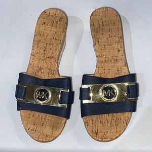 Michael Michael Kors Mules Shoes Blue Size 7